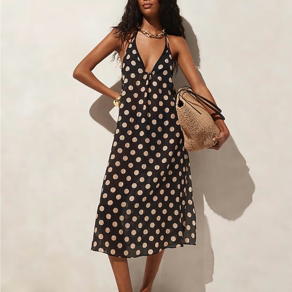 Black and White Polka Dot Dress